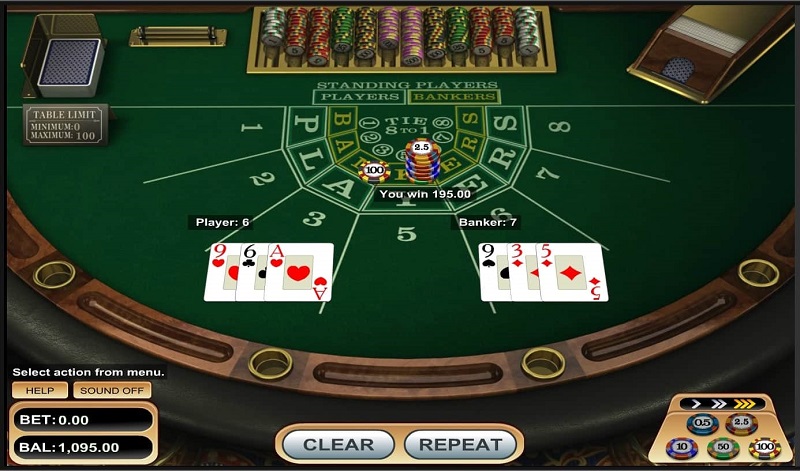  Gấp Thếp Baccarat